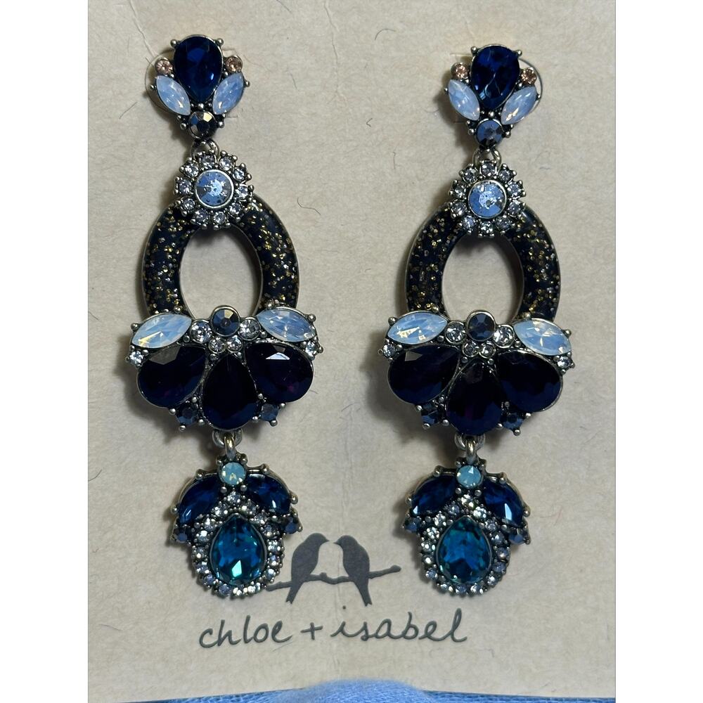 CHLOE + ISABEL all that glitters statement earrings- E059
